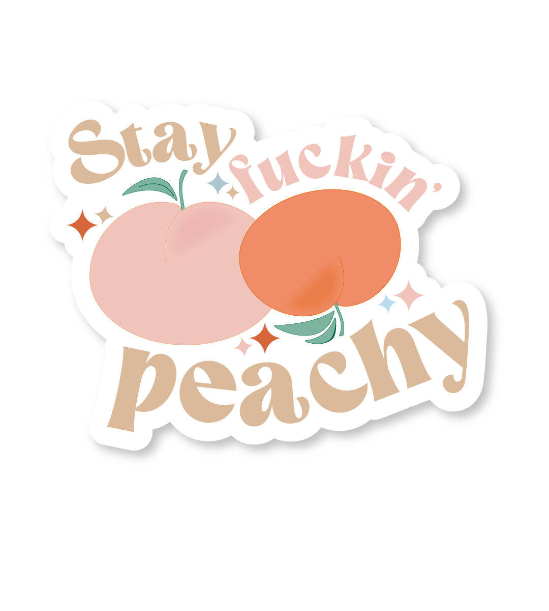 Stay Peachy Sticker